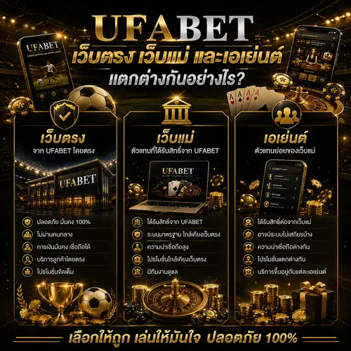 UFABET เว็บตรง เว็บแม่ และเอเย่นต์