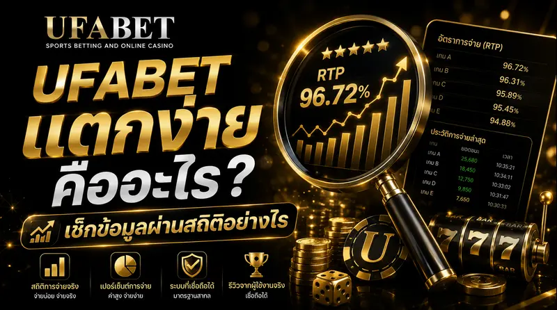 UFABET แตกง่าย