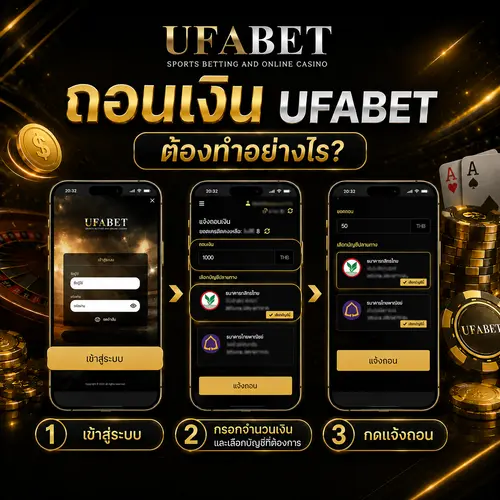 ถอนเงิน UFABET ต้องทำอย่างไร