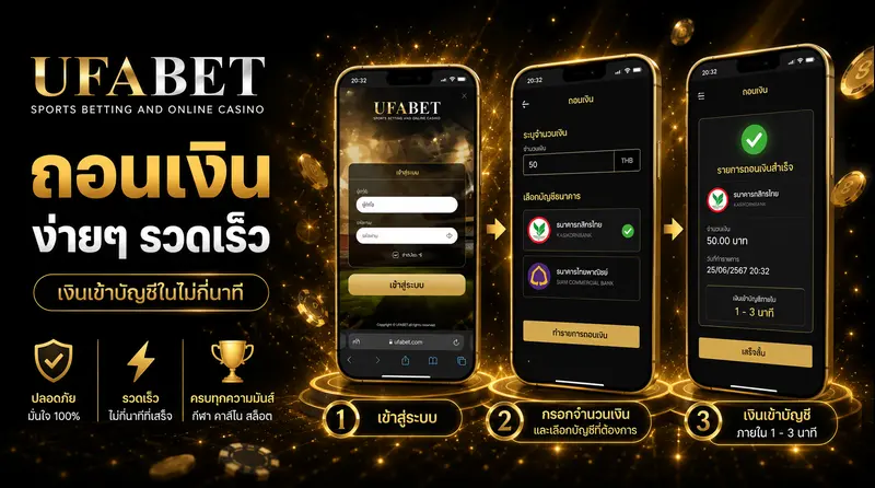 ถอนเงิน UFABET