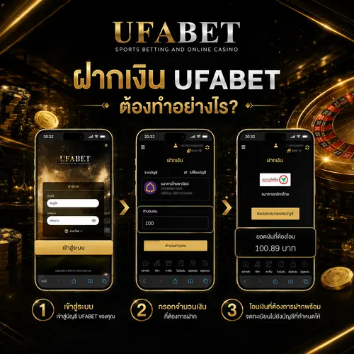 ฝากเงิน UFABET ต้องทำอย่างไร