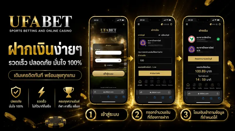 ฝากเงิน UFABET