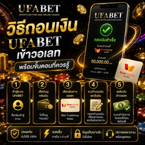 วิธีถอนเงิน UFABET เข้าวอเลท