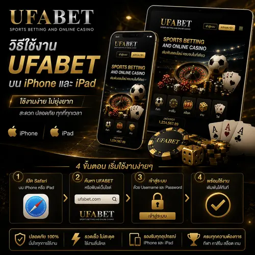 วิธีใช้งาน UFABET บน iPhone และ iPad